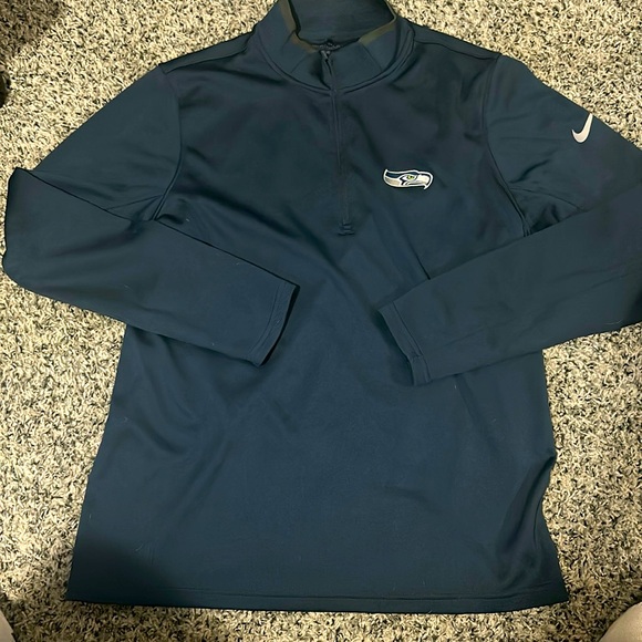 Nike Other - Men’s Nike ProGolf NFL Seahawks 1/4 zip pullover. Size L.
